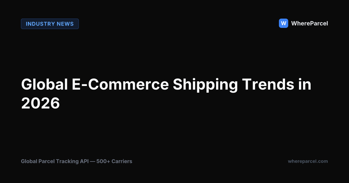Global E-Commerce Shipping Trends in 2026